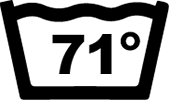 бережная стирка при 74◦C